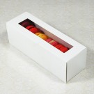 6 White Window Macaron Boxes($1.80/pc x 50 units)